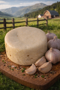 Domaći sir s češnjakom