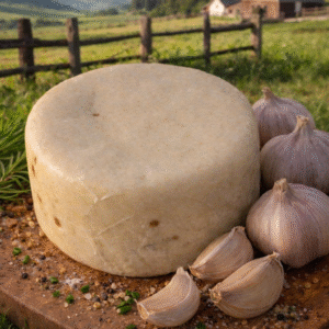 Domaći sir s češnjakom